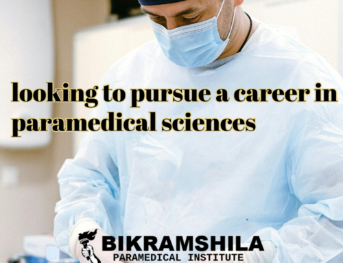 looking to pursue a career in paramedical sciences